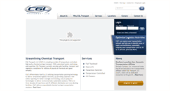 Desktop Screenshot of cgltransport.com